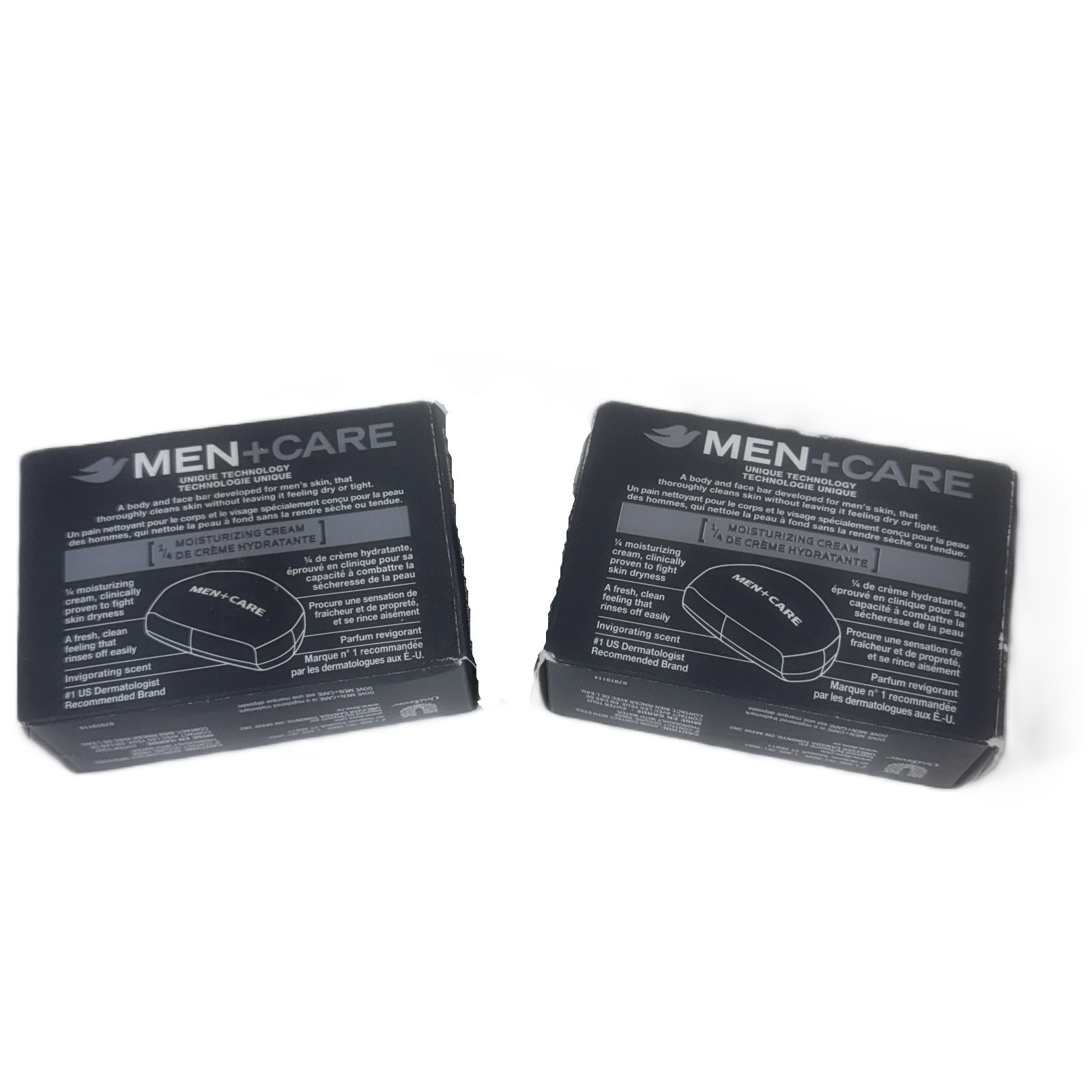 Dove Men Care Extra Fresh Body Face Bar Soap 3.75oz Each 2 Bars Total 7.5oz NEW