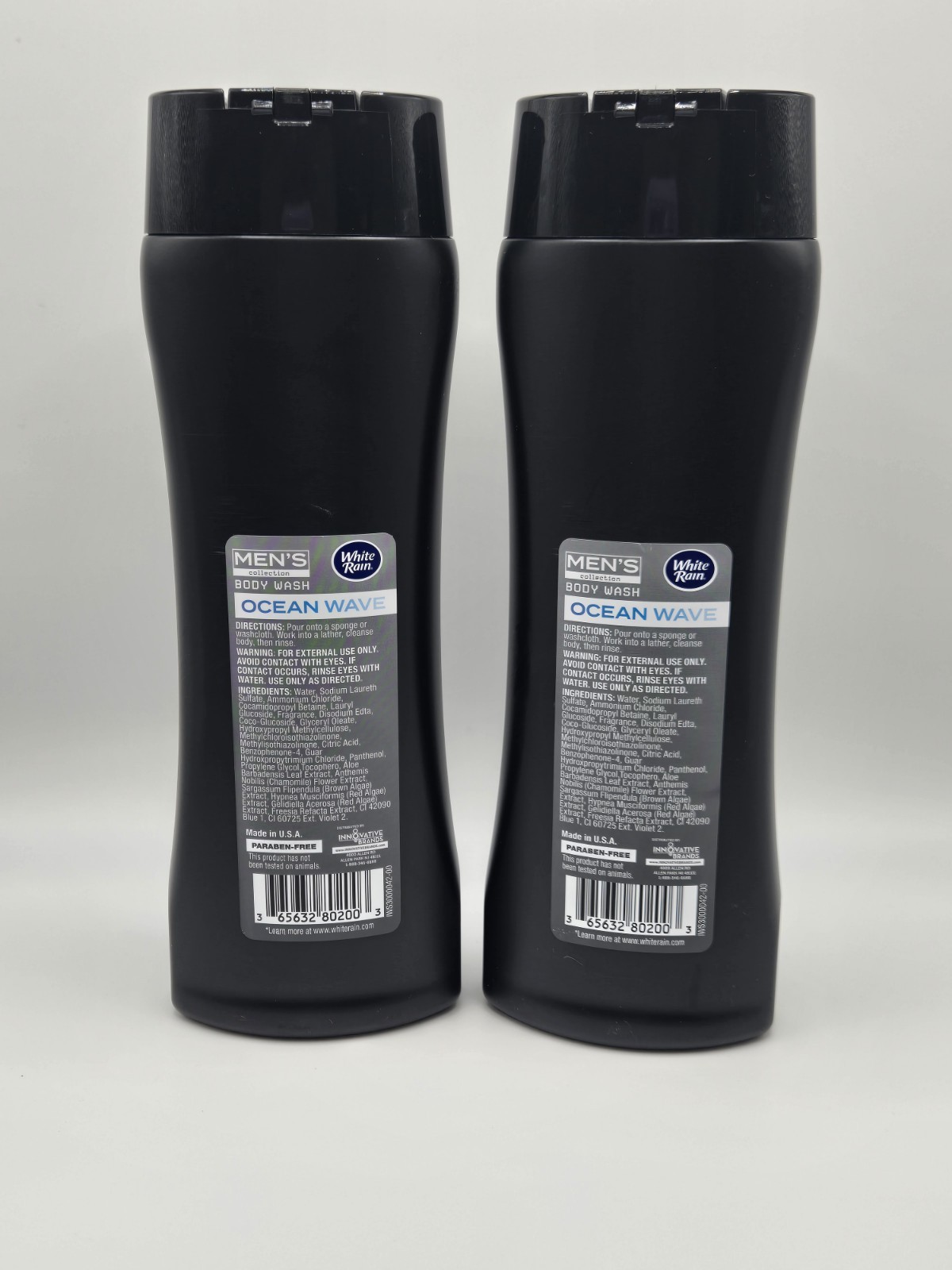 2x Men’s Collection Ocean Wave Body Wash – White Rain – 2/12oz Bottles
