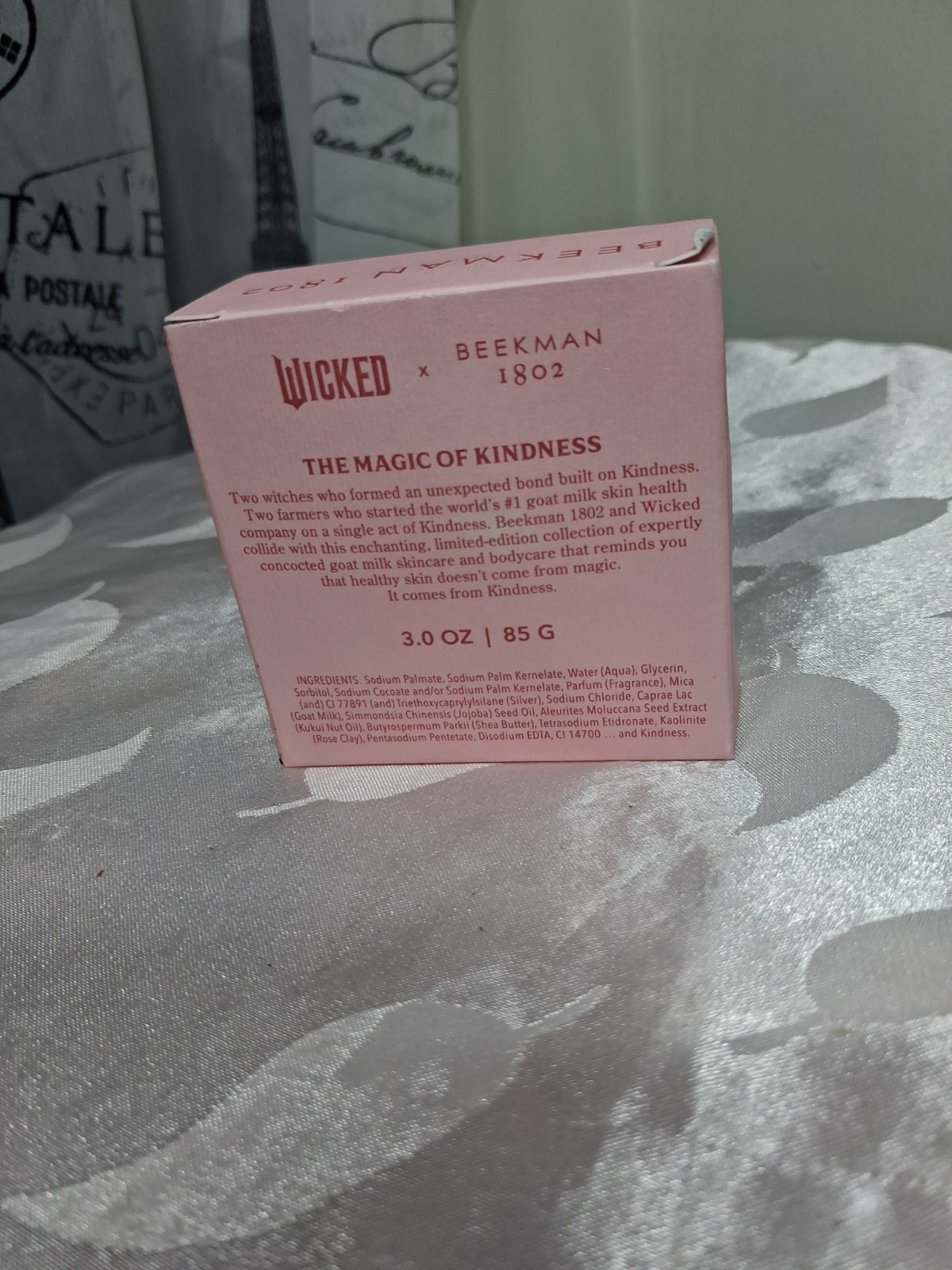 Brand NEW Beekman 1802 x Wicked Glinda Pink Perfection Goat Milk Soap 3.0 OZ