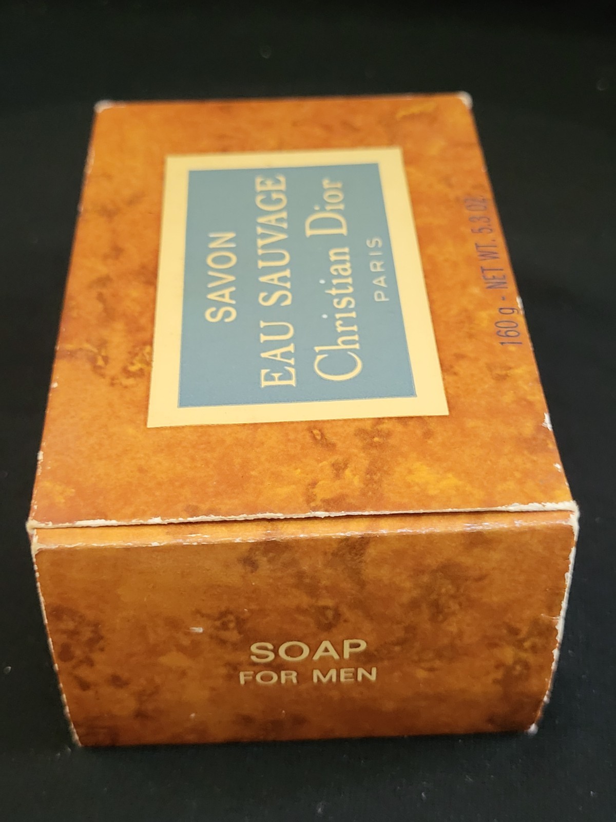 CHRISTIAN DIOR EAU SAUVAGE 160G SOAP VINTAGE IN BOX. RARE