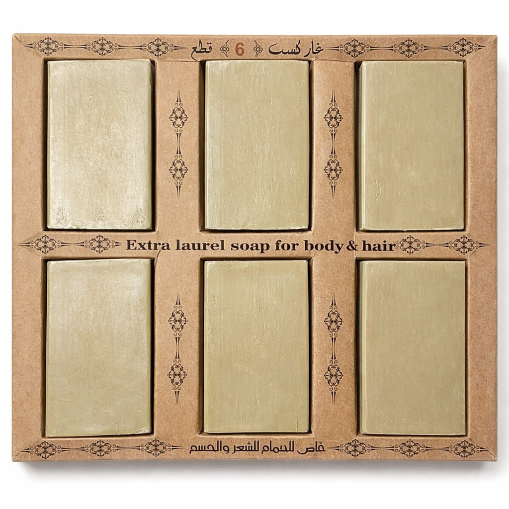 Hand Made Soap Olive Oil & Laurel (Pack of 6) 100% Natural ingredients 5. OZ ea
