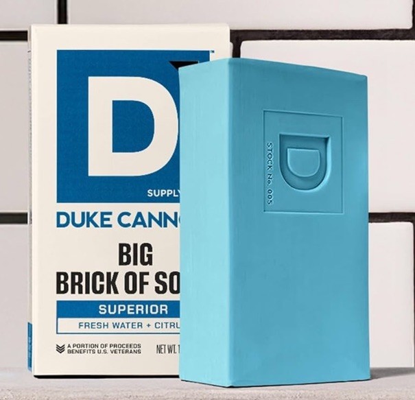 Duke Cannon Supply Co. Extra Large Bar Soap – Men’s Natural Bar Soap with Mascul