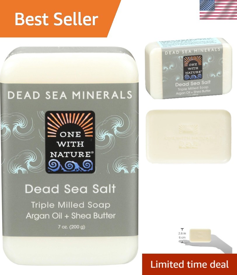 Luxurious 7 oz Dead Sea Mineral Soap – Hydrating, Moisturizing for Face & Body