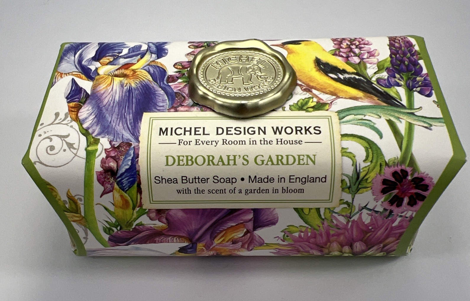 Michel Design Works Large 8.7 oz Shea Butter Bar Bath Soap Deborah’s Garden