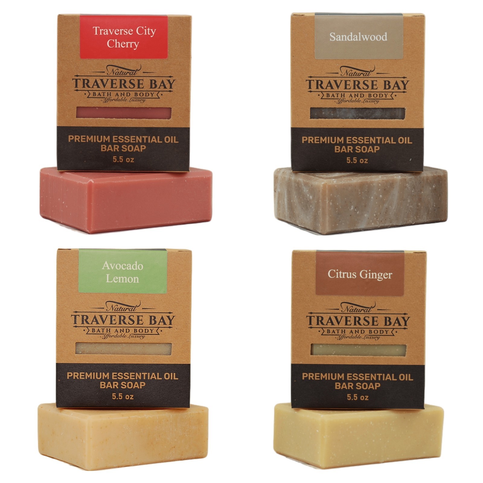 Natural Cold Process Soap You-Pick Variety Pack, 5.5 bars, 22+ oz total