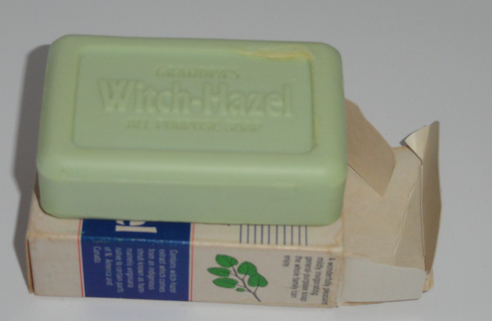 2 New Bars of Soap ~ Grandpa’s Pine Tar & Witch-Hazel ~ w/Boxes