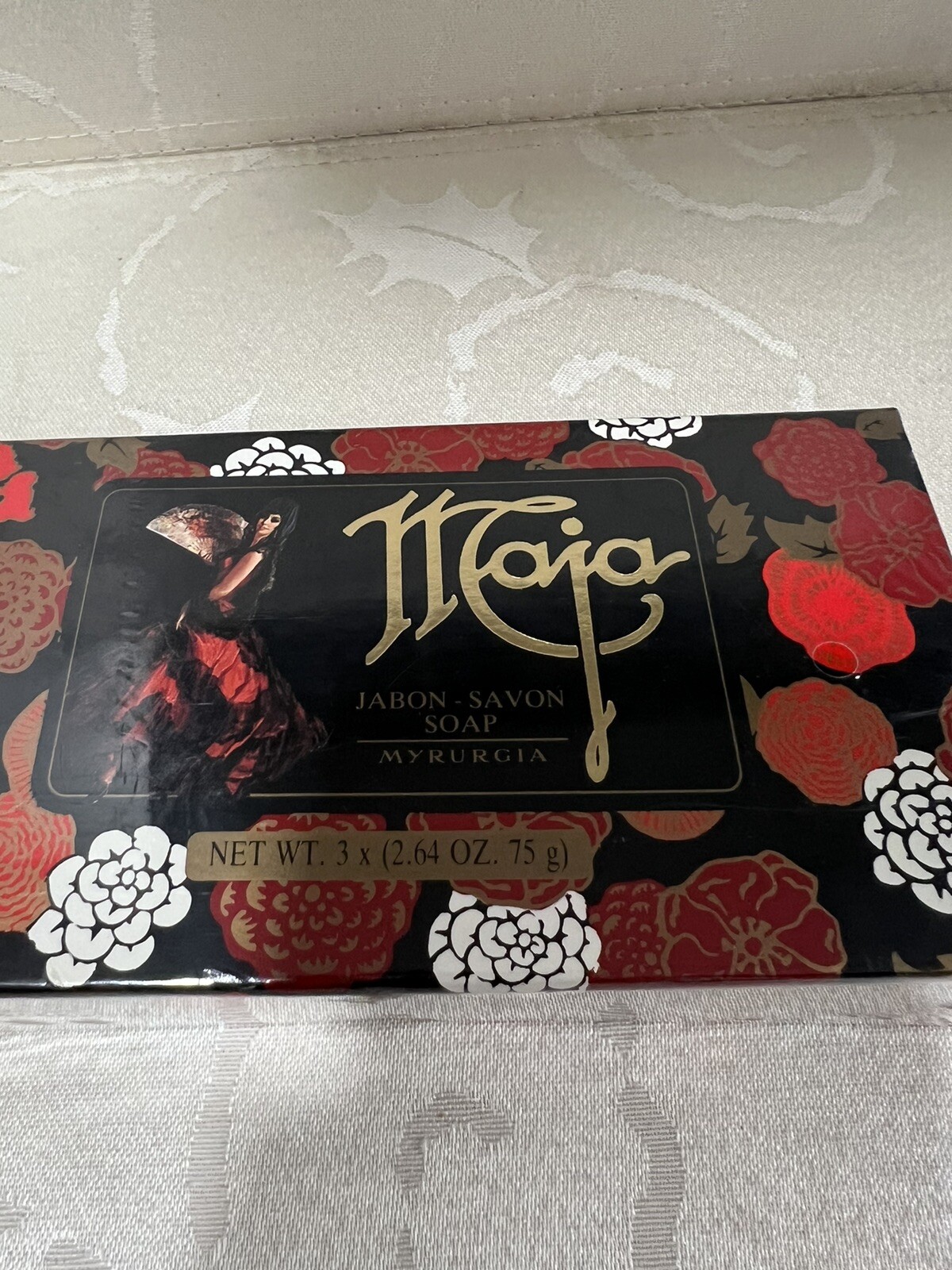 Vintage Myrurgia Maja Soap 3 Bars 2.6 Oz. Each Made In Spain