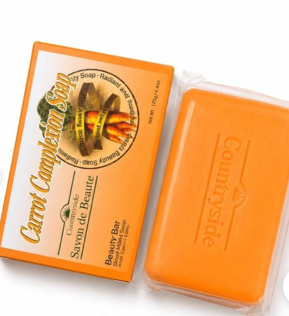 3 PCS Carrot Soap Natural Brightening Exfoliating Facial Cleansing Soap 100g