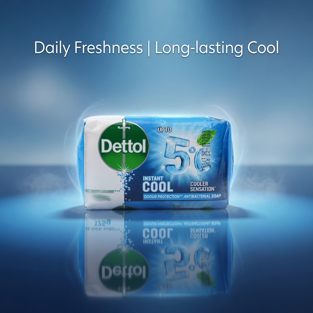 Dettol Antibacterial Cooling Soap 110g | Buy 2 Get 1 Free | Fresh Body Care