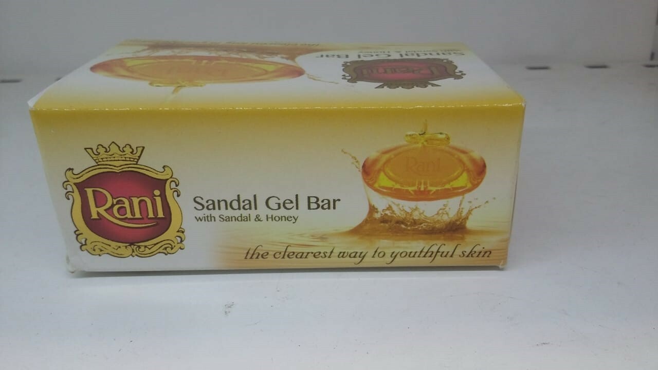 Rani SANDALWOOD Gel Bar and Natural Honey trust with cooling perfume care skin