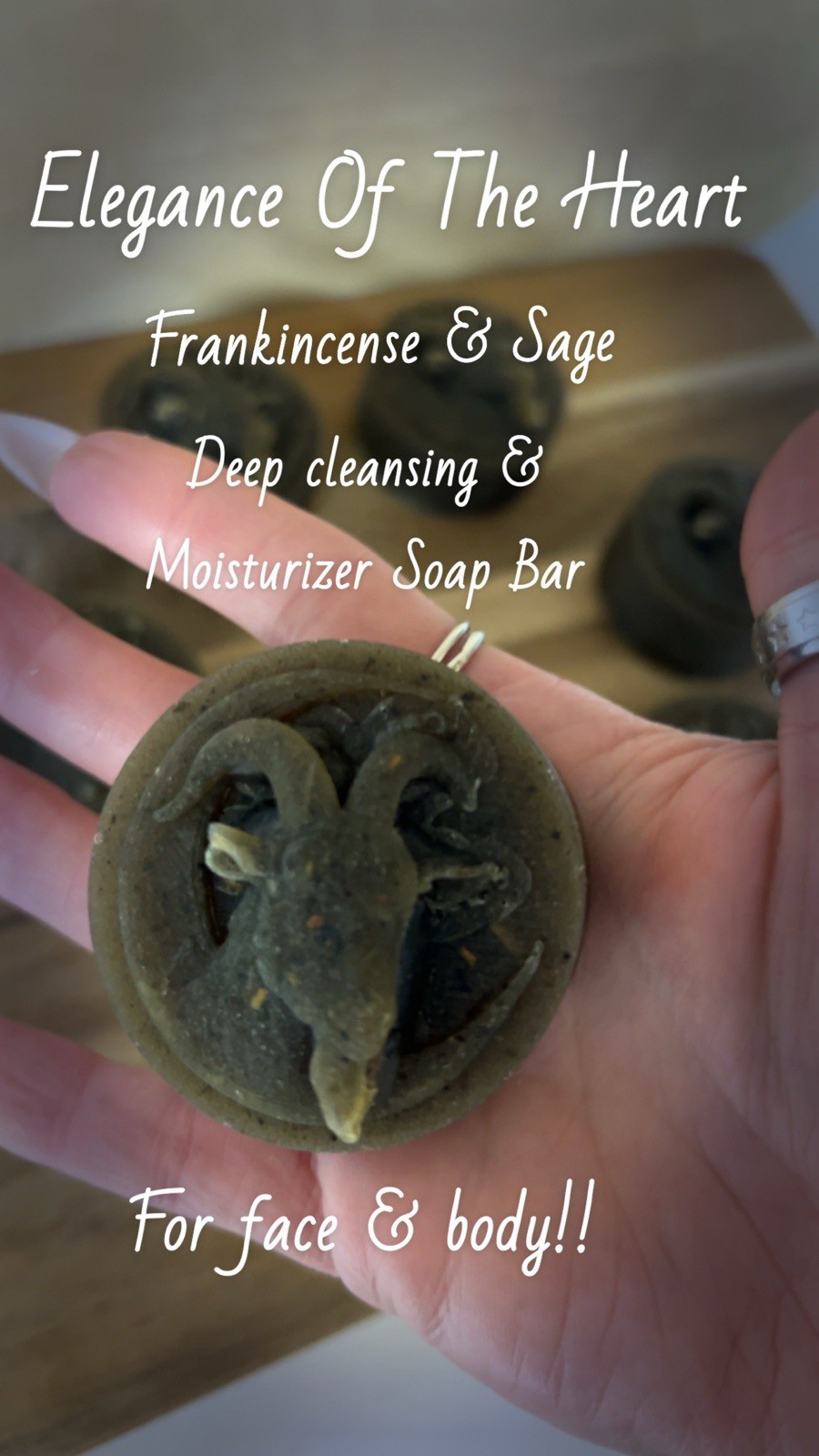 Elegance Of The Heart Frankincense & Sage Deep Cleansing Moisturizer Soap Bar