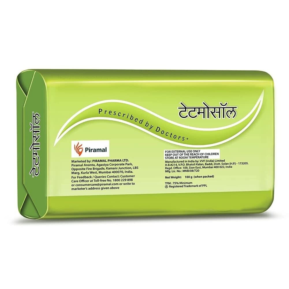 Tetmosol Medicated Soap LOT OF 8 SOAPS. INDIA SELLER 100g