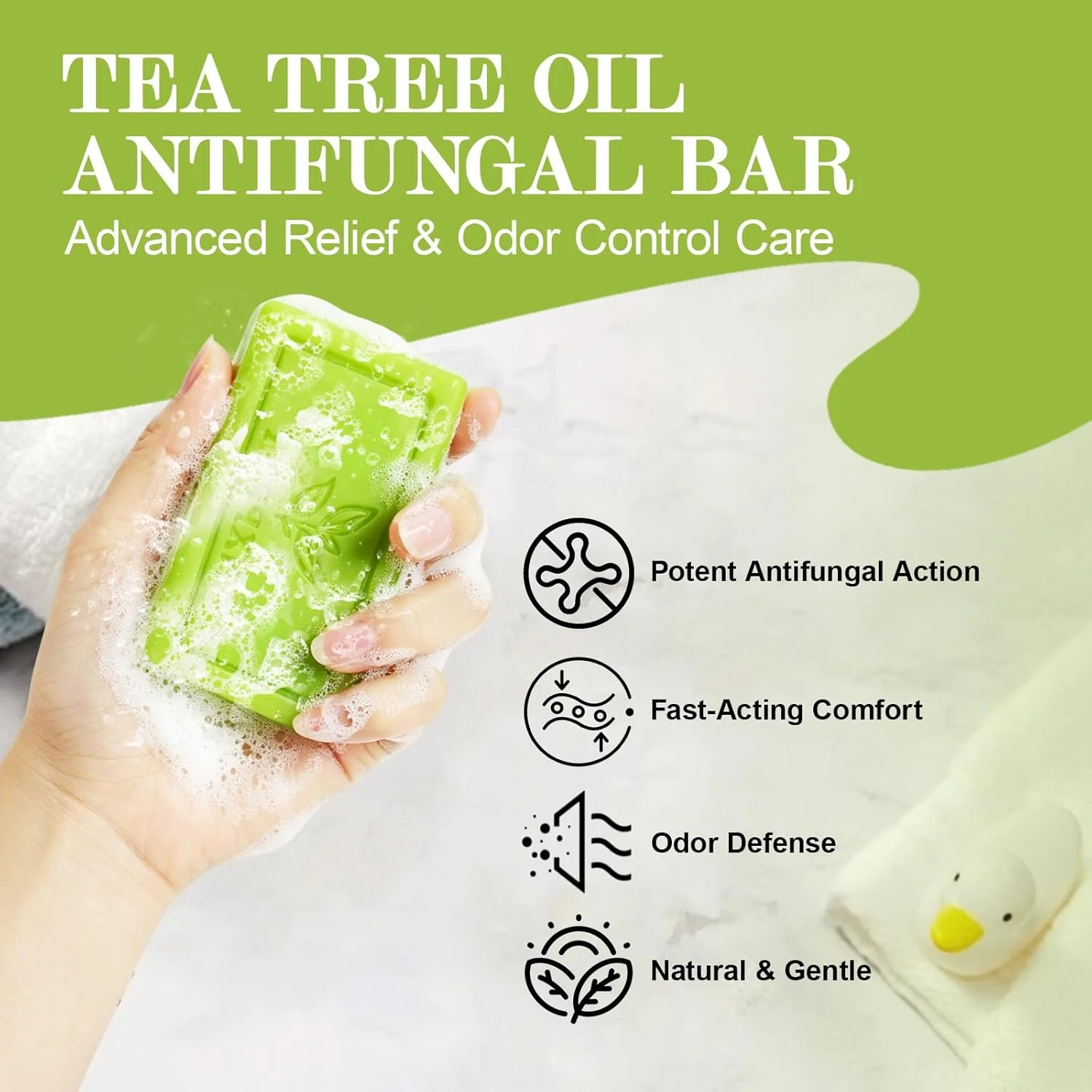 3 Pcs Veloma Antifungal Soap,Veloma Soap,Soothing Tea Tree & Eucalyptus, Deep Po