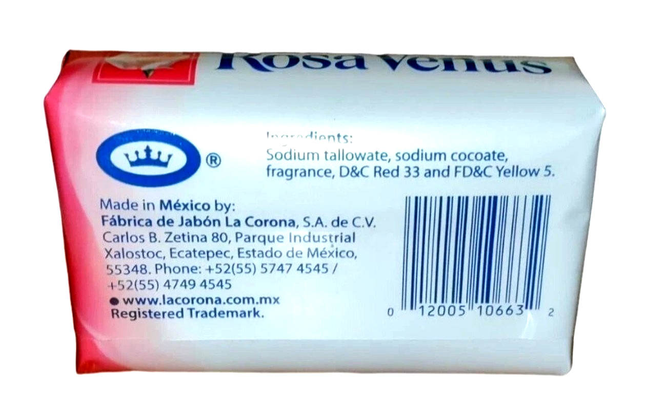 Rosa Venus Pink Soap- 3.5oz