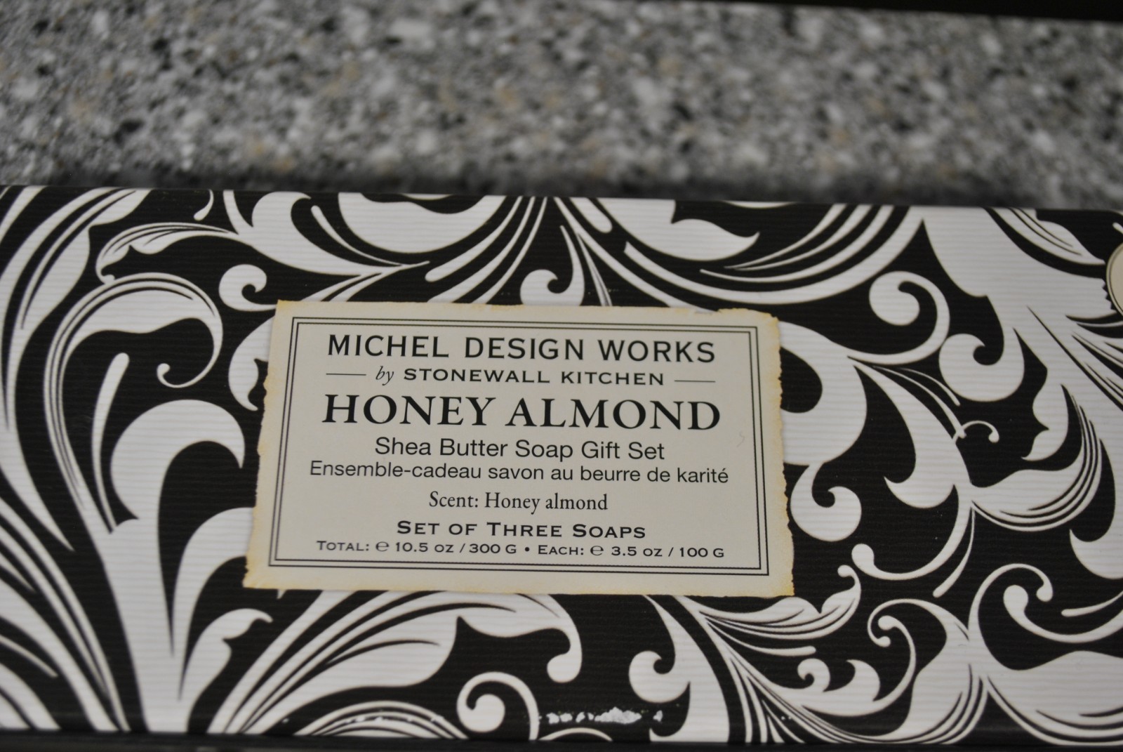 Michel Design Works Honey Almond Shea Butter Soap Gift Set, 3 x 3.5 oz Bars