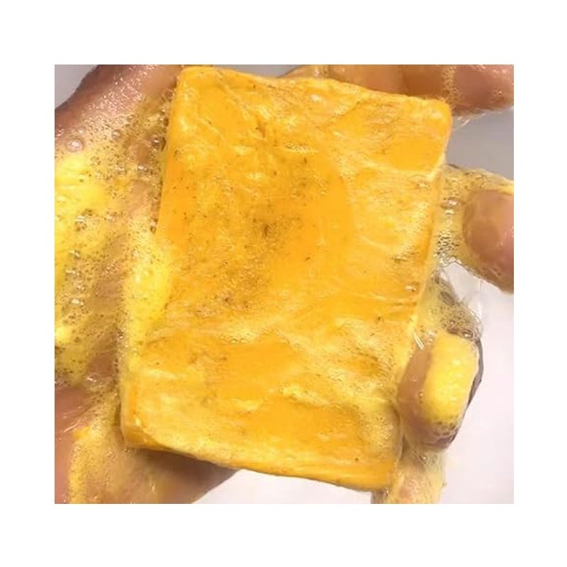 Turmeric & Kojic Acid Brightening Soap Bar 100g Lemon Scent Face Body Hands