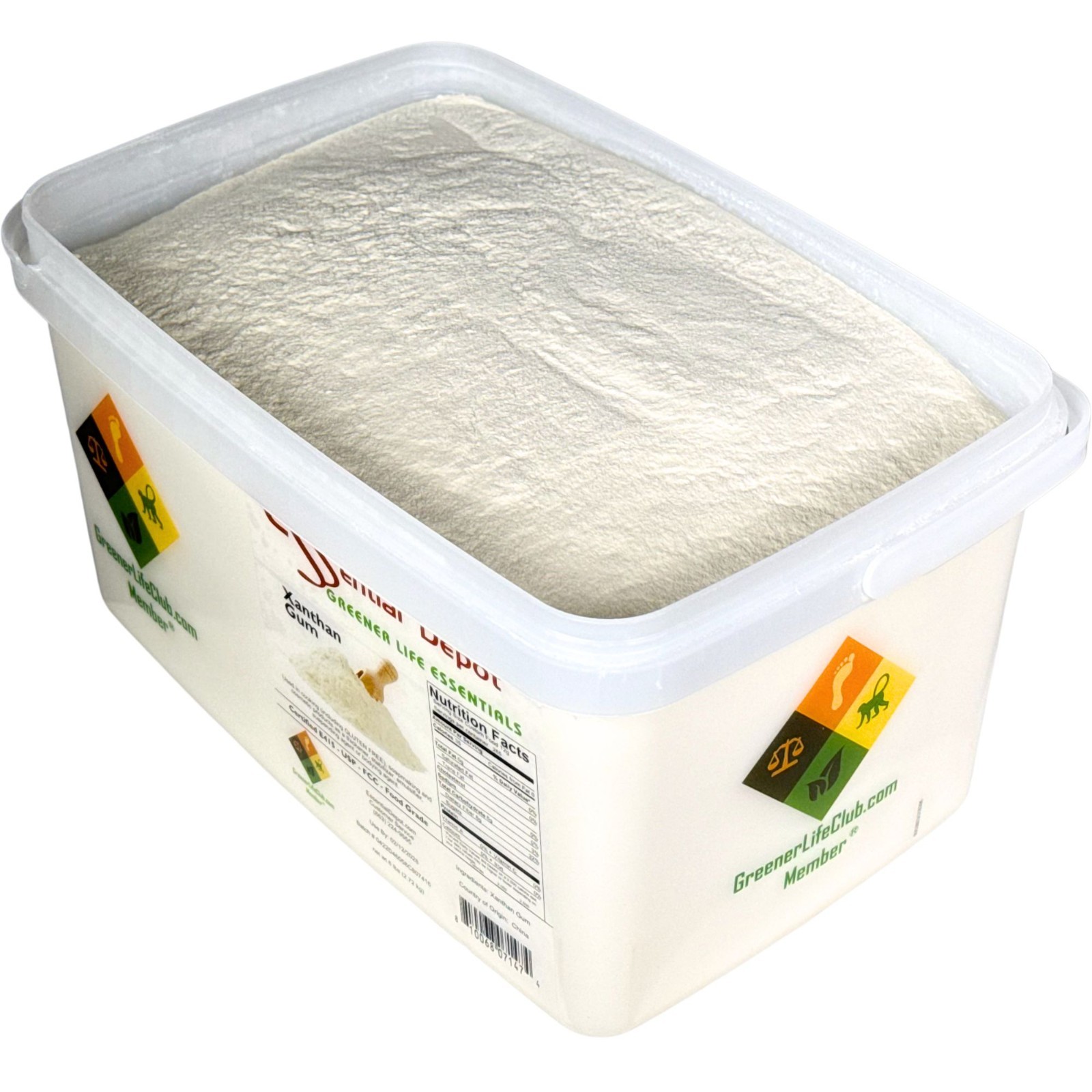 Xanthan Gum – Food Grade – 6 lb – Greener Life Club Box