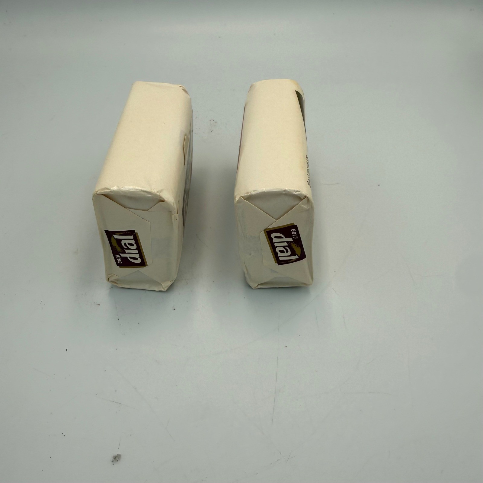 Vintage 80s Dial Gold Antibacterial Deodorant Soap 5 oz Bars Set of 2 New