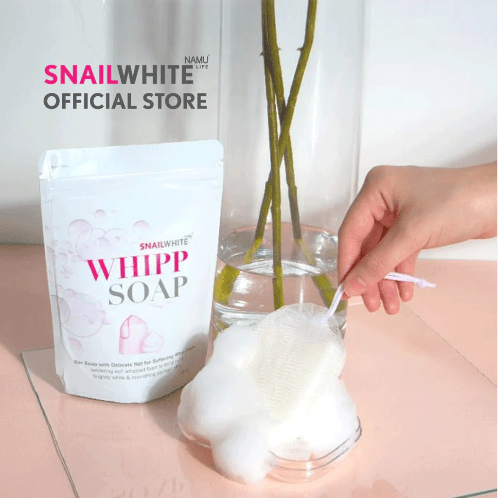 100g x 4 Snail White Whipp Soap Bar Namu Life For White Clear Firm Youthful Skin