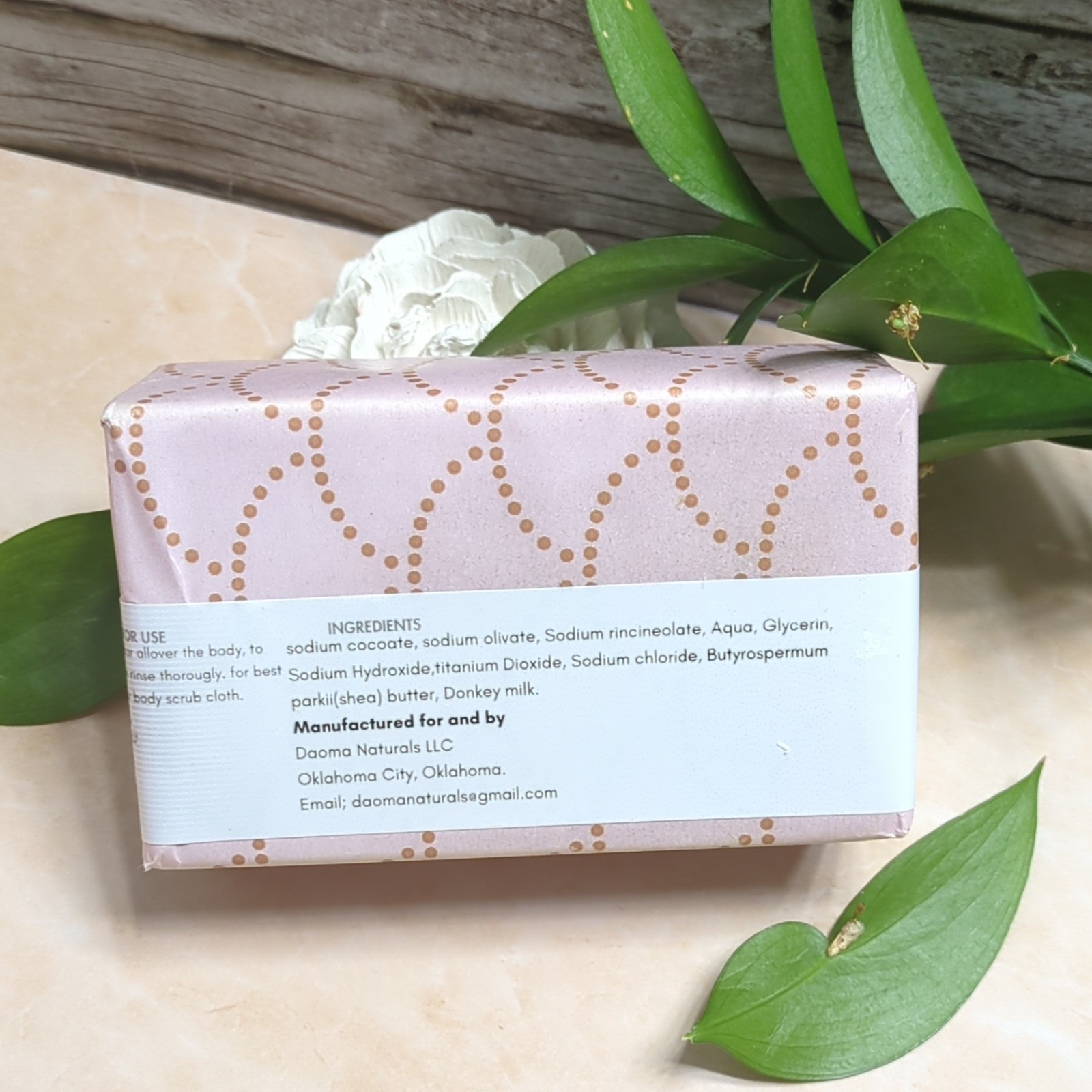 Daoma Naturals Donkey Milk Soap Bar 7.5 oz Beige Body Unisex Glycerin