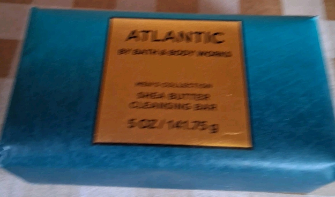 Bath & Body Works Men’s Collection Atlantic Shea Butter Cleansing Bar Soap 5oz.