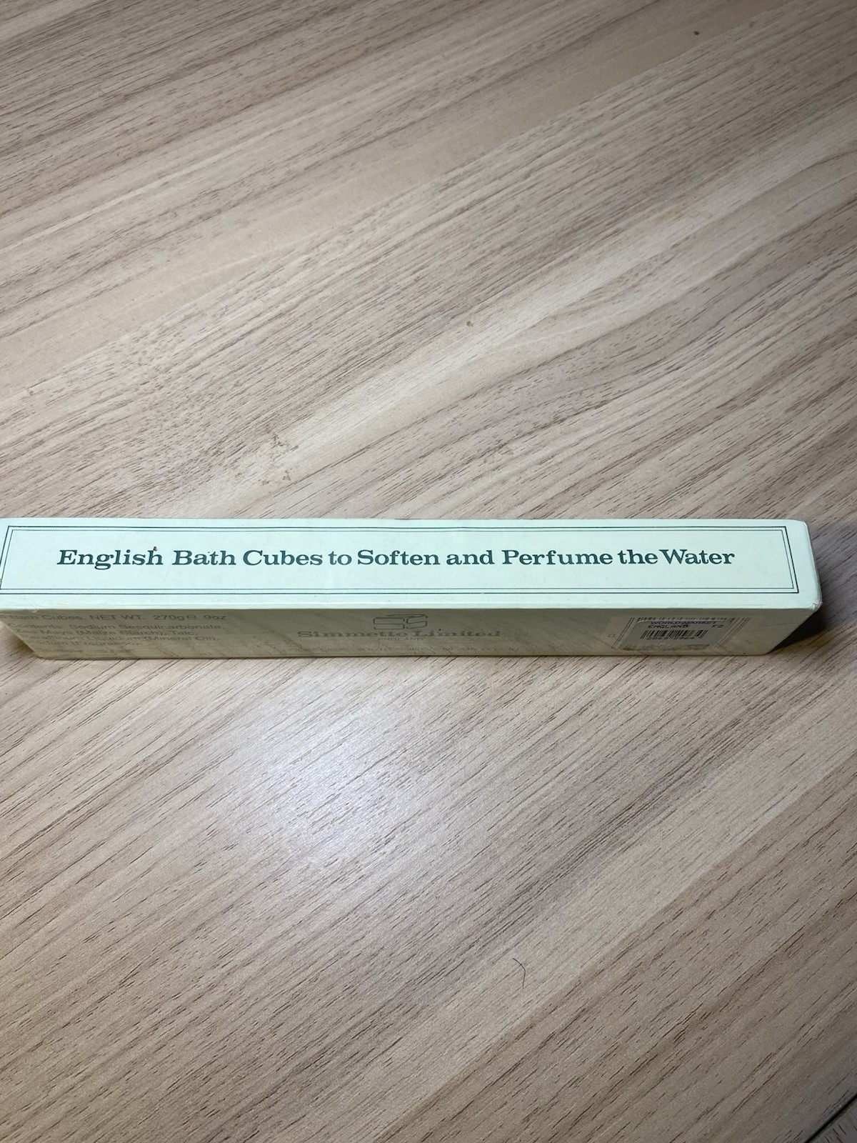 VTG English Bath Cubes 6 Pack Floral English Country Garden England SEALED
