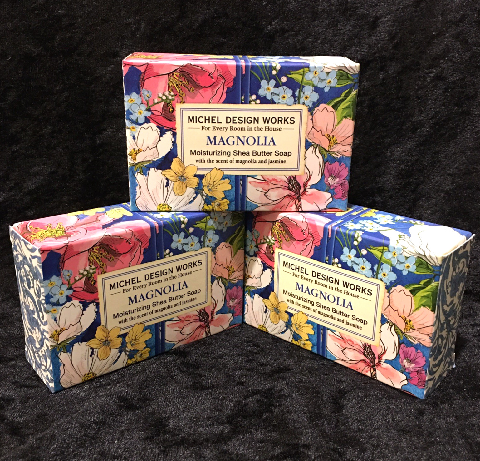 Michel Design Works Artisanal Bath Body Soap Magnolia Jasmine 3 – 4.5oz Bar Lot