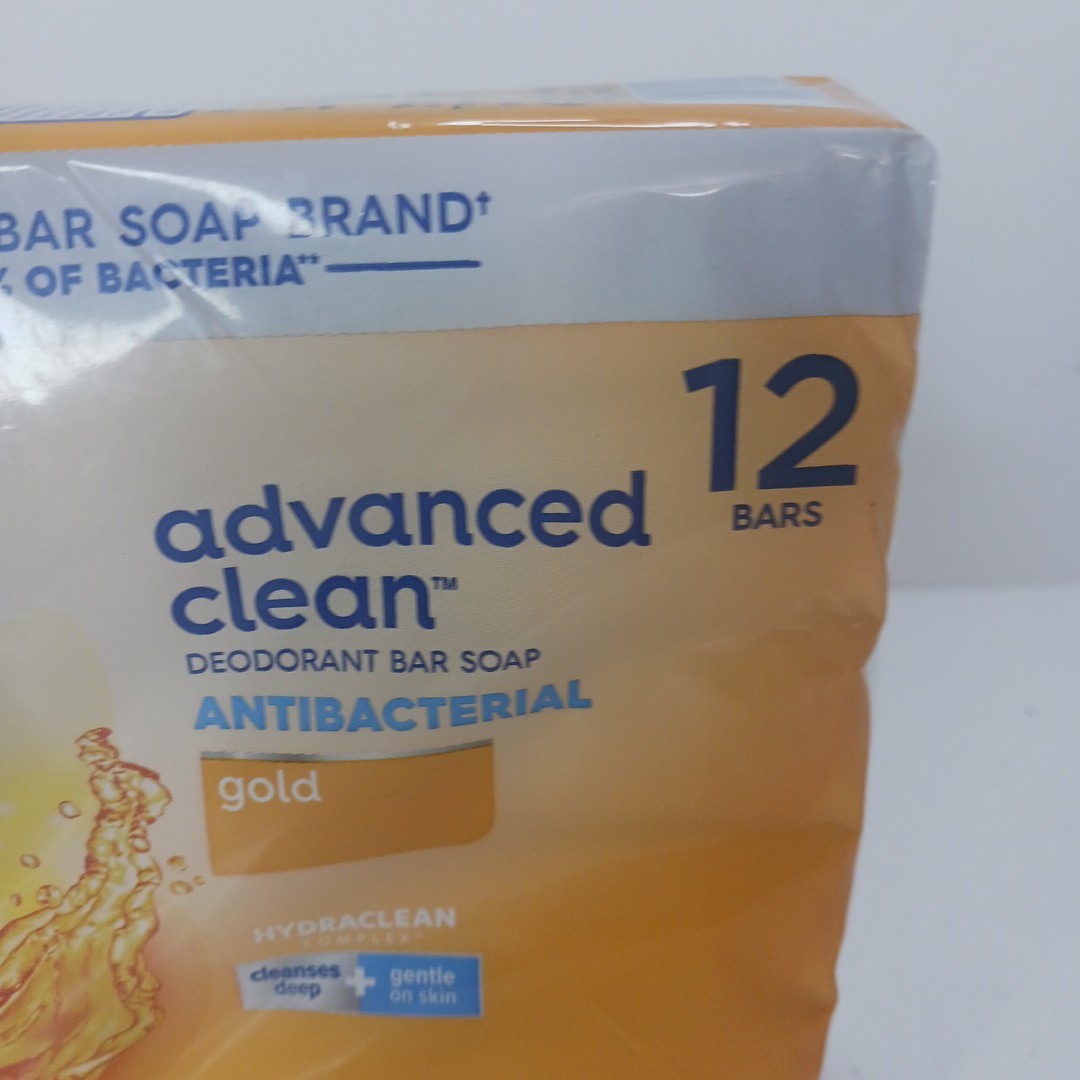 12 Dial Bar Gold Antibacterial Deodorant Soap For Healthy Skin 4OZ/113g (48oz)