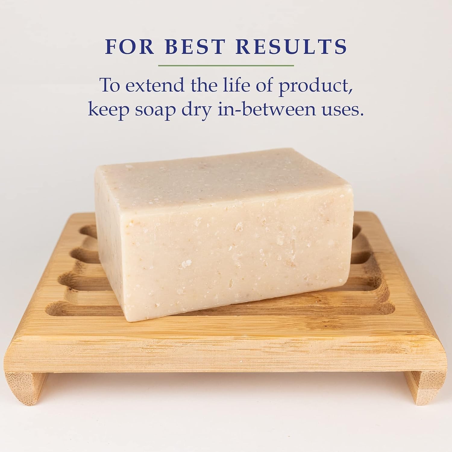 Gentle Unscented Zinc Bar Soap with Olive and Argan Oils for All Skin Types
