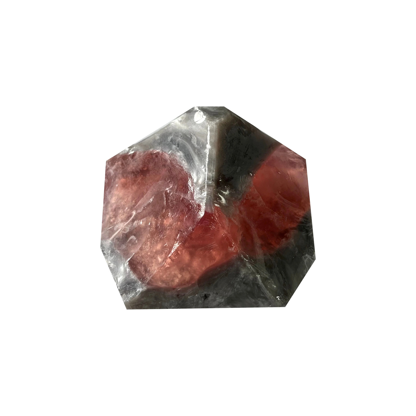 T.S. Pink SoapRocks 6 oz Jewel Collection Rose Quartz in Silver