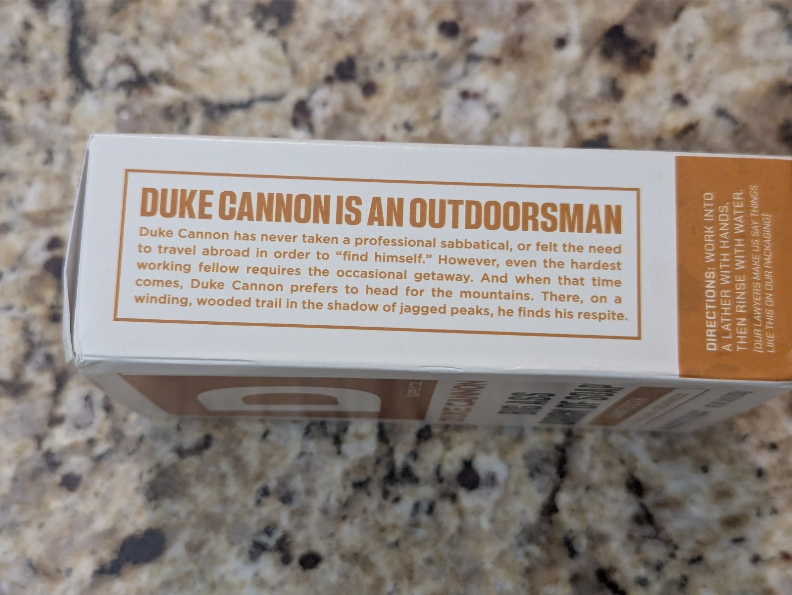 Duke Cannon Supply Co. Big Ass Brick of Soap for Men Sawtooth Bar Soap 10 oz