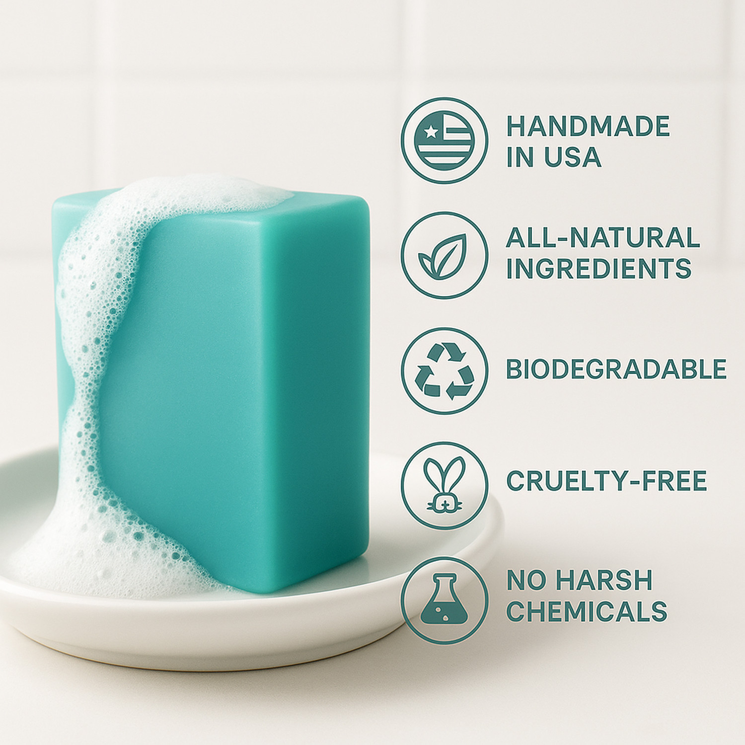 Handmade Soap – Natural Organic Eucalyptus Spearmint Bar