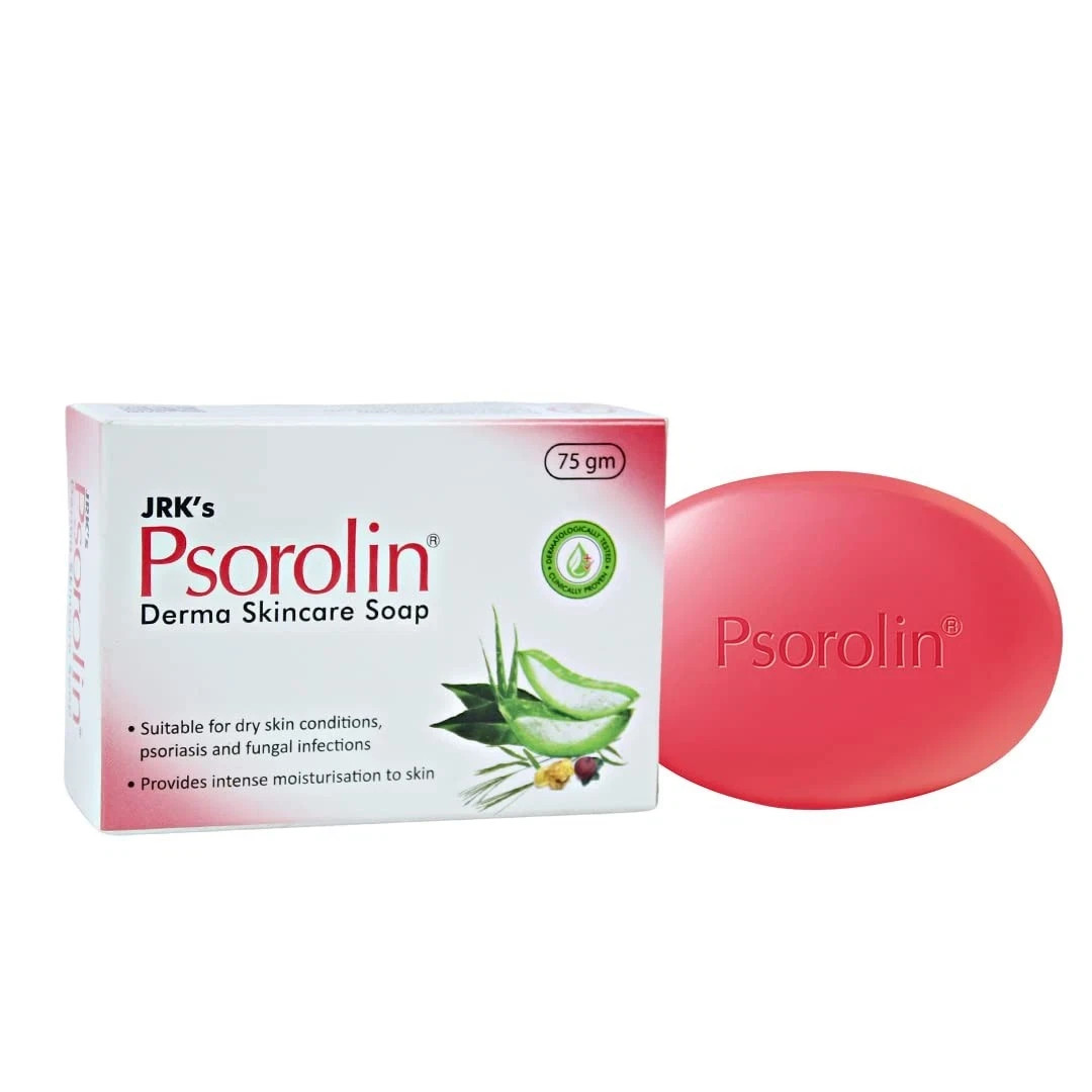 Psorolin Derma Skin Care Soap 75gm For Healthy Skin Pure Herbal Exp 2028