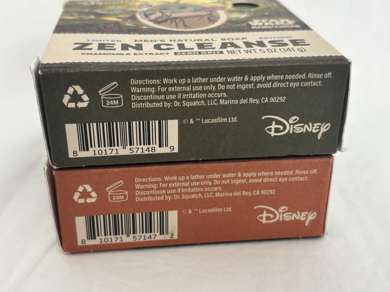 2-Pack Dr. Squatch Star Wars Limited Edition Soap This Is The Wash + Zen Cleanse
