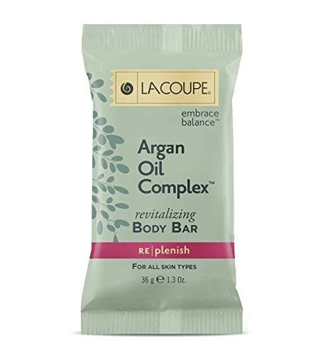Lacoupe Argan Oil Complex Bar Soap 1.3oz Set of 18 23.4 Ounce (Pack 1)