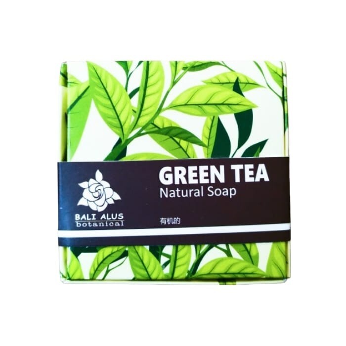 Bali Alus, Natural Soap, 110g, Green Tea (Pack of 1)