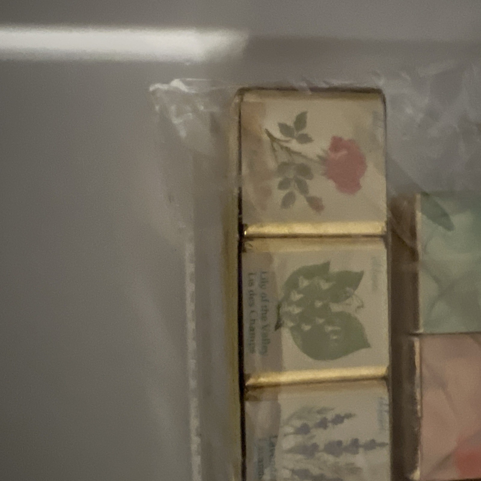 10 Vintage Delagar English Country Floral Bath Cubes + 9 English Unbranded Cubes