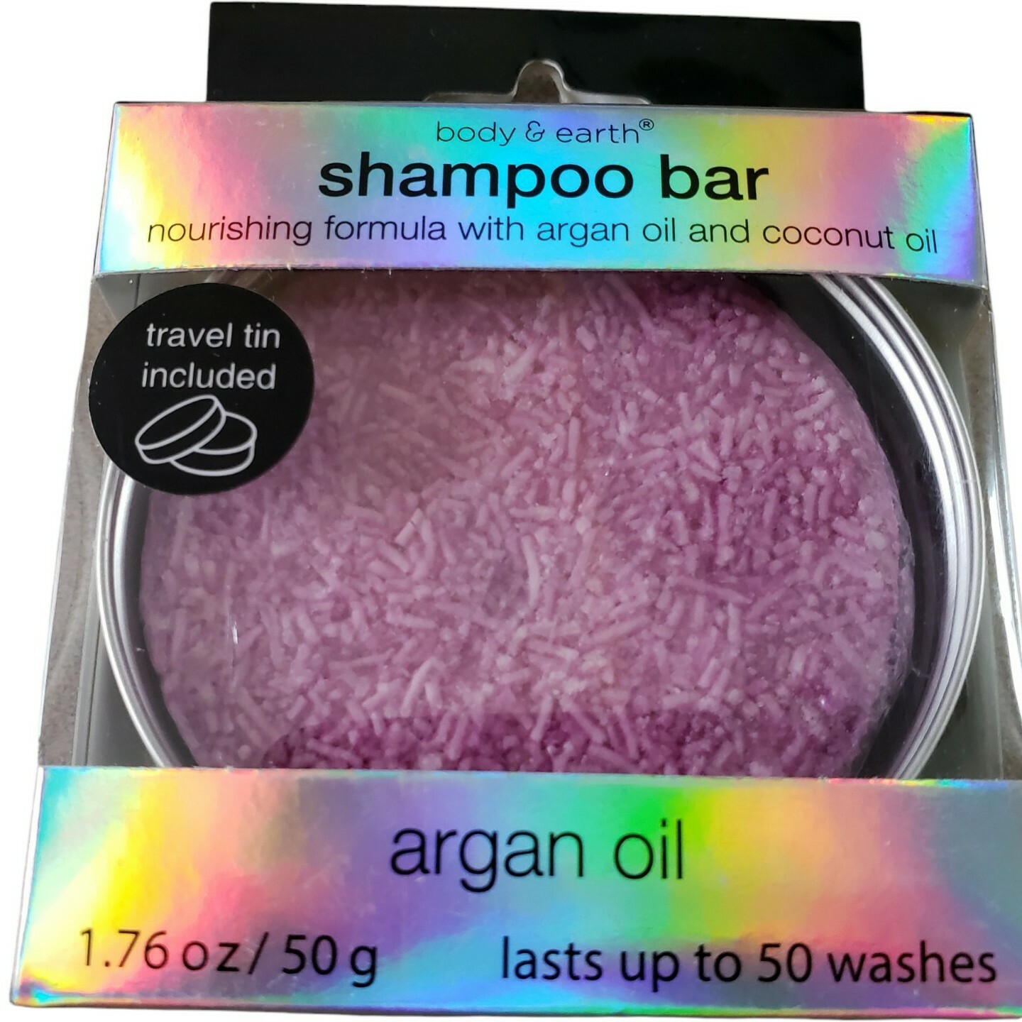 Body & Earth Shampoo Bar (Fresh Mango & Argan Oil) 2-Bar Set