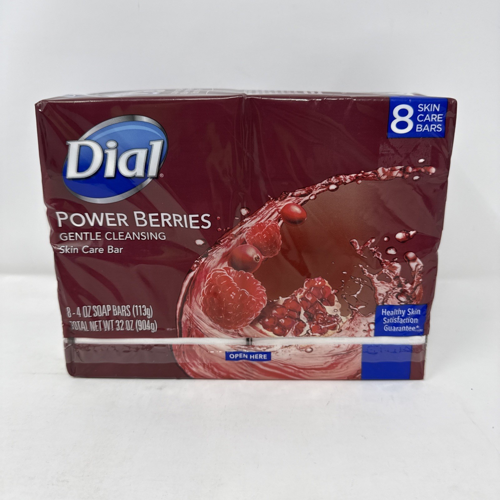 Dial Power Berries 4oz Bar Soap – Red (8 Pack) SEALED! RARE!