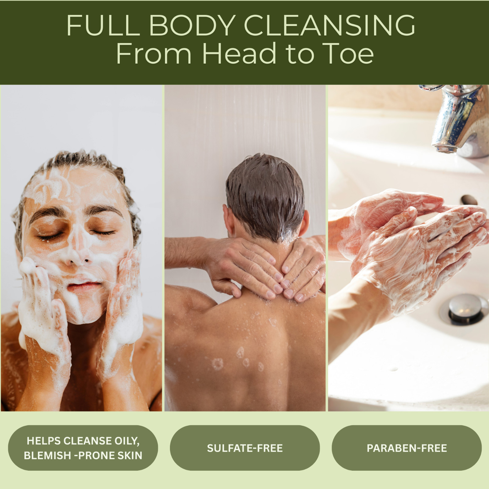 Tea Tree Antifungal Soap Bar 2 Pack – Face & Body Antibacterial Cleanser