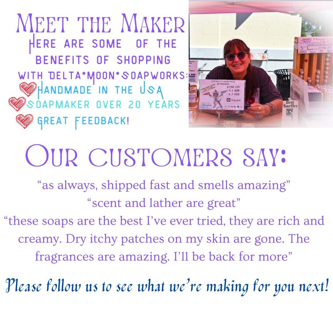 Handmade Black Cherry Goat Milk Soap, Super Mild, + samples, ships fast