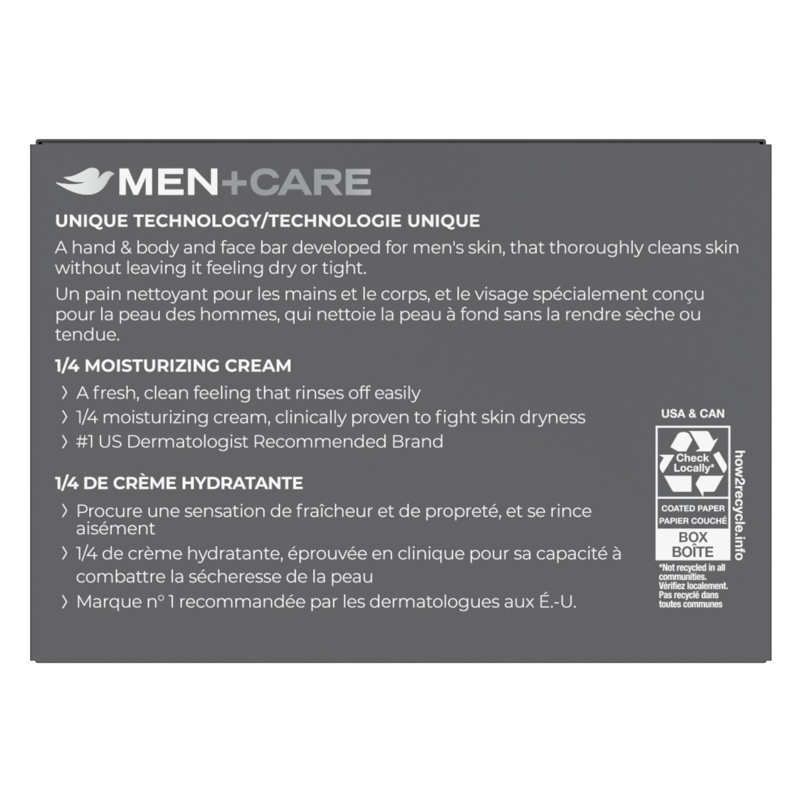 Men’s 3 in 1 Body Face Shave Bar Blue Eucalyptus Moisturizing 8 Bars 3.75oz