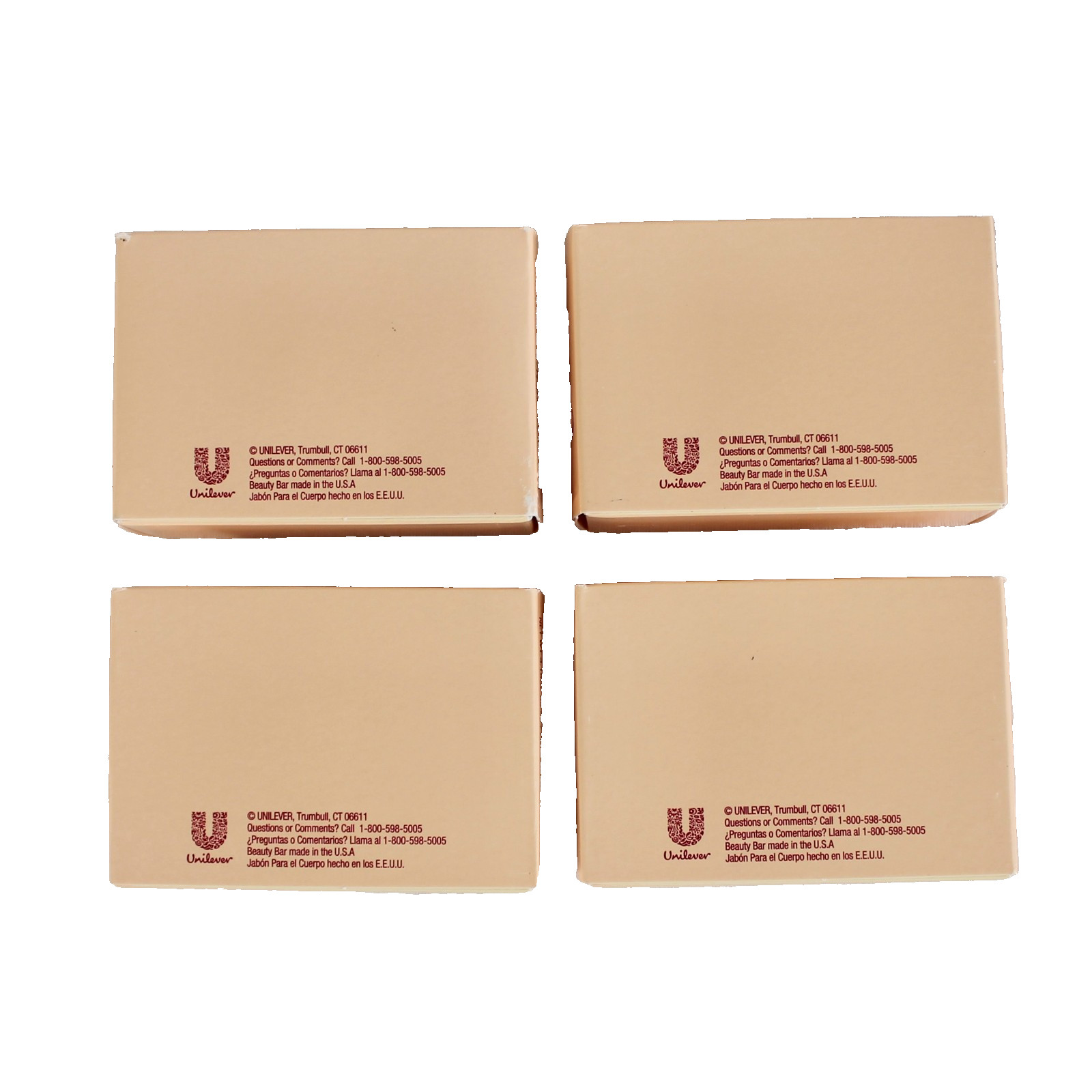 Caress Daily Silk Beauty Bar Soap Pack of 4 White Peach Orange Blossom
