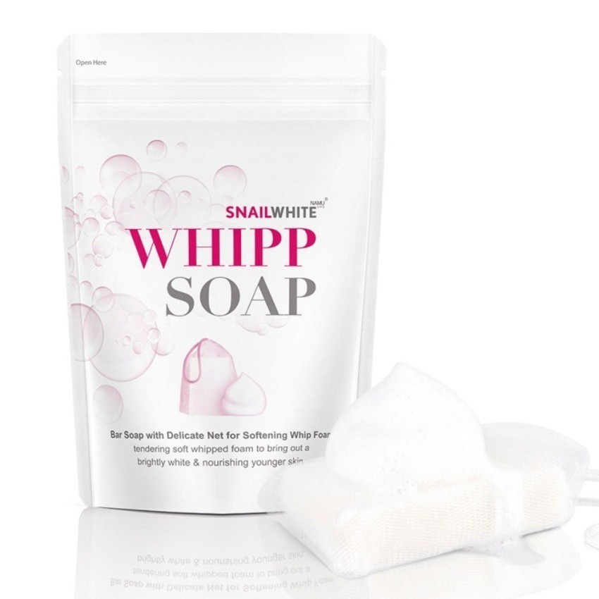 100g x 4 Snail White Whipp Soap Bar Namu Life For White Clear Firm Youthful Skin