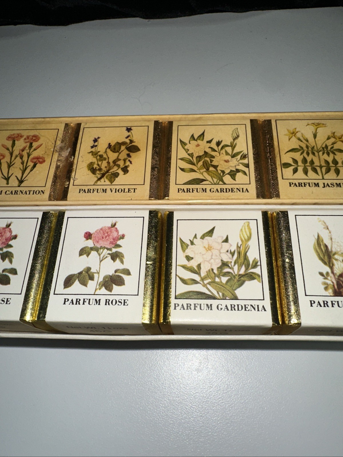 2 SETS OF 6–Vintage English Country Garden Bath Cubes– 12 Cubes Total
