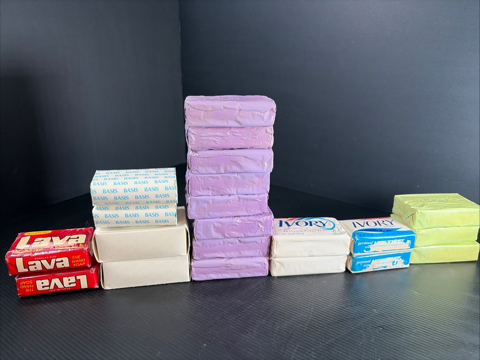 Vtg Soap Bars Mixed Lot Of 21 New – Lava Ivory Basis Olay