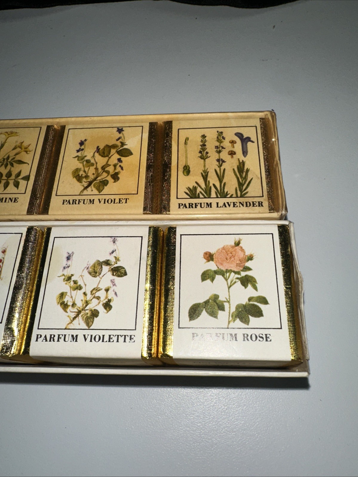 2 SETS OF 6–Vintage English Country Garden Bath Cubes– 12 Cubes Total