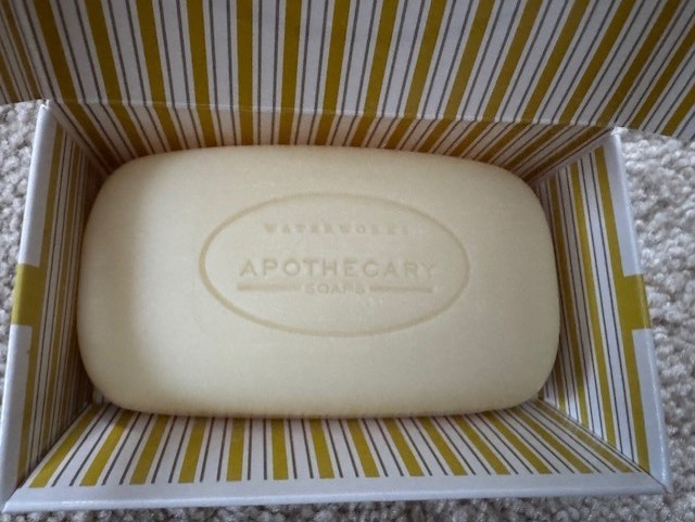 RARE Waterworks Apothecary Bar Soap Sweet Almond 125g / 4.4oz