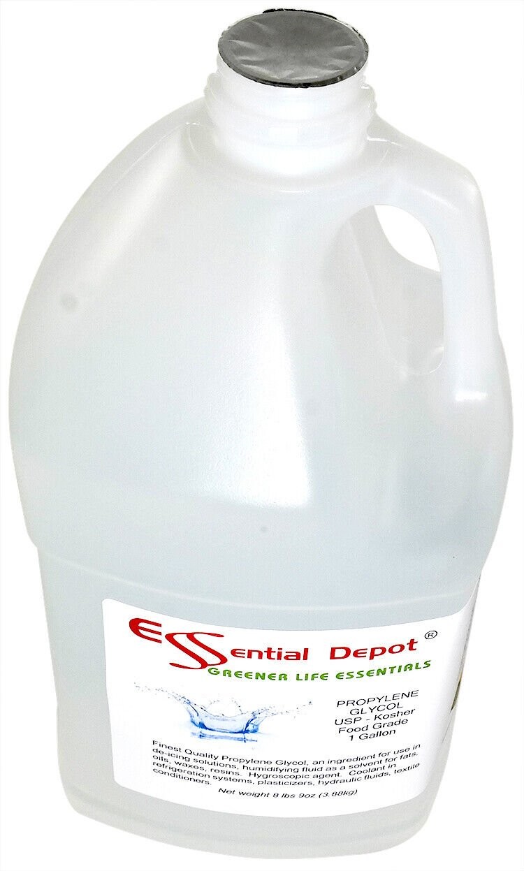 glyCUBE – 3 Gal PALM DERIVED Vegetable Glycerin & 1 Gal Propylene Glycol – USP
