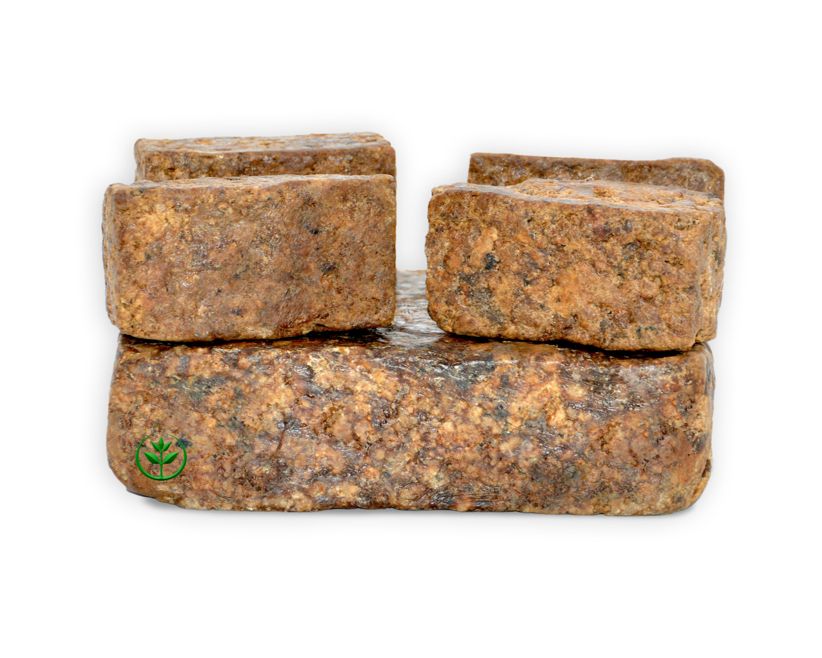Raw African Black Soap Bar 1 lb. 100% Pure Natural Organic Ghana Body Face Wash